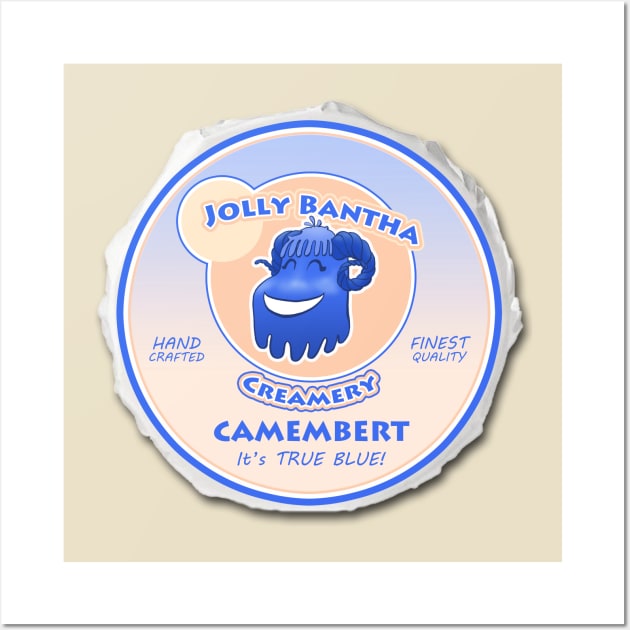 Jolly Bantha Camembert Wall Art by CJROBBINS